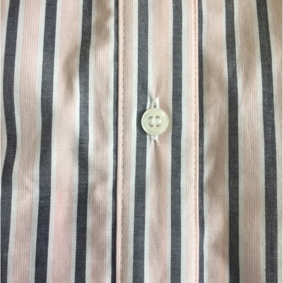 Lane Bryant NWT Button Front Essential Shirt Sz 22 Pink Black Work Preppy Office - Picture 8 of 16